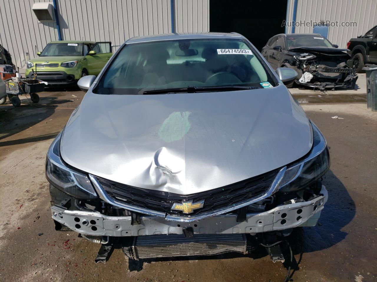 2018 Chevrolet Cruze Lt Silver vin: 3G1BE6SM7JS637824