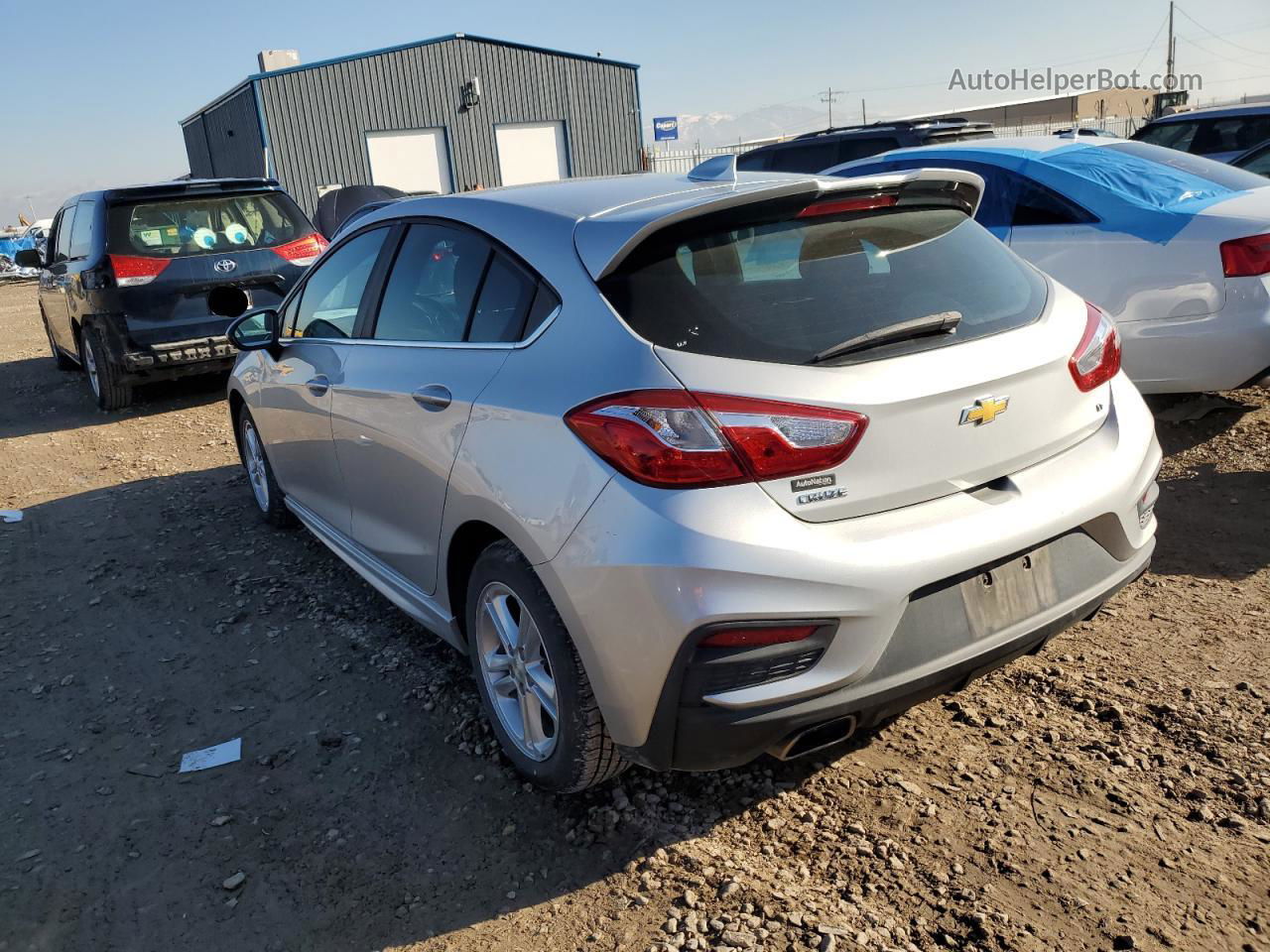 2017 Chevrolet Cruze Lt Silver vin: 3G1BE6SM8HS575182