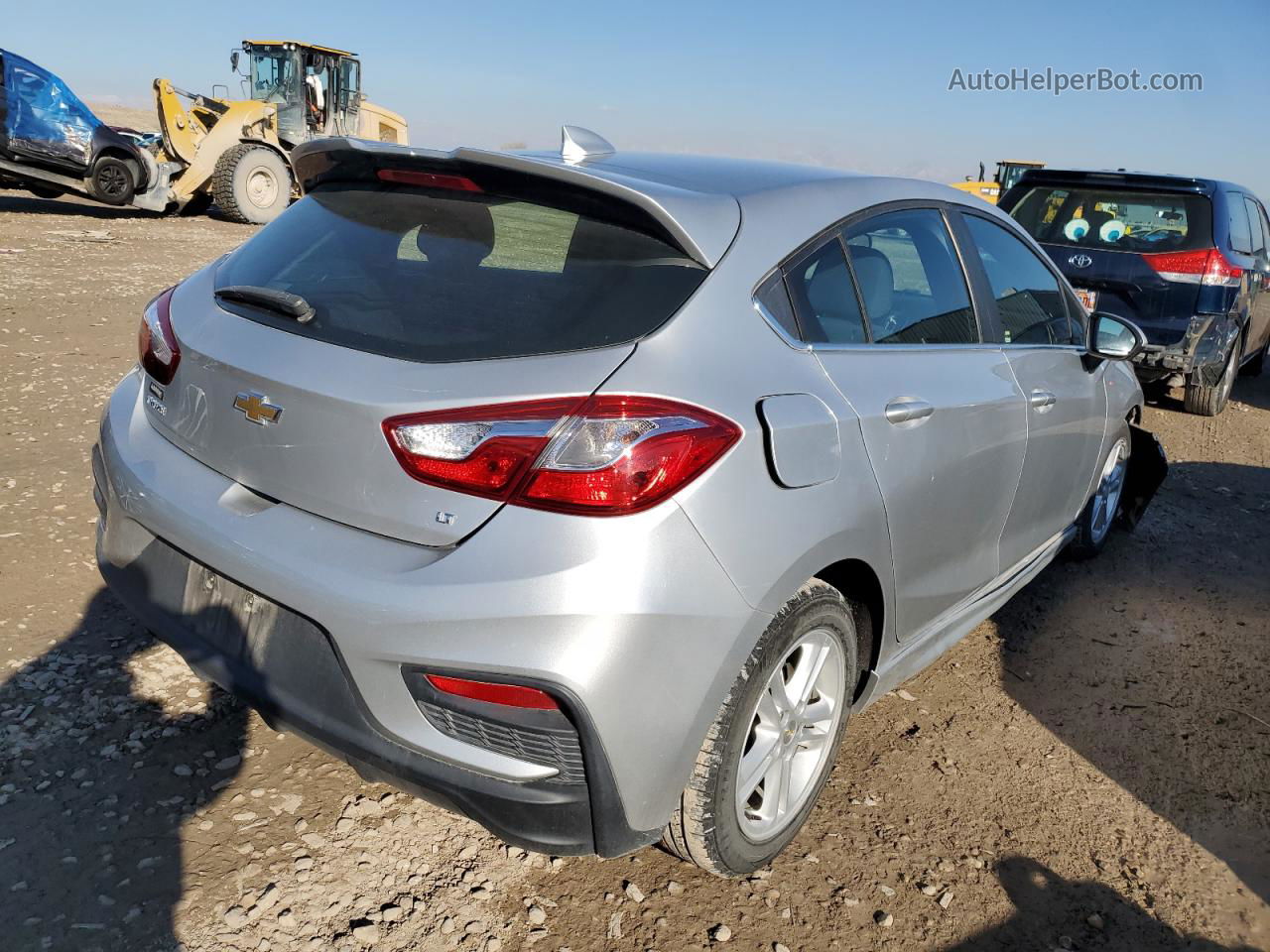 2017 Chevrolet Cruze Lt Silver vin: 3G1BE6SM8HS575182