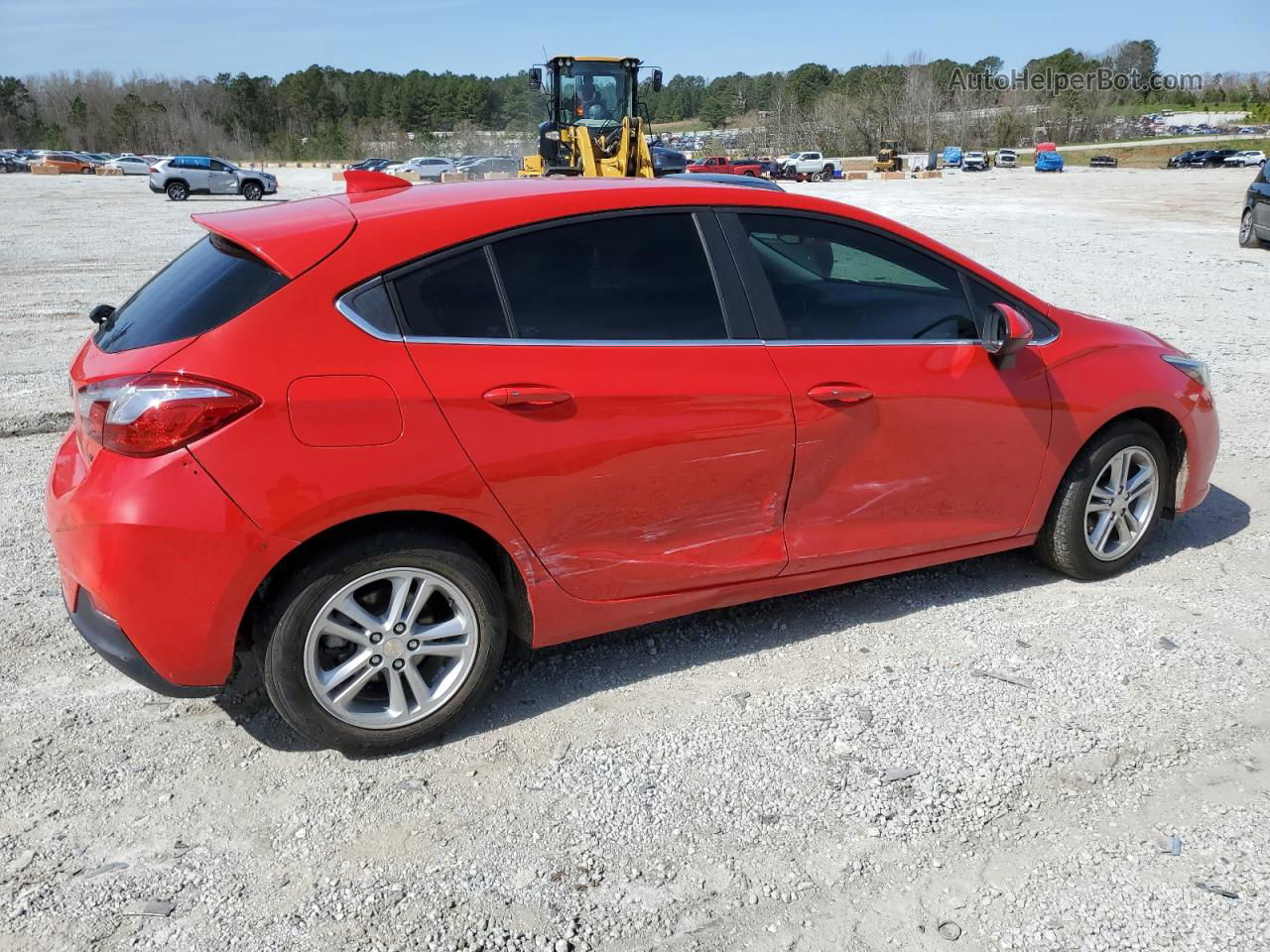 2017 Chevrolet Cruze Lt Red vin: 3G1BE6SM8HS584819