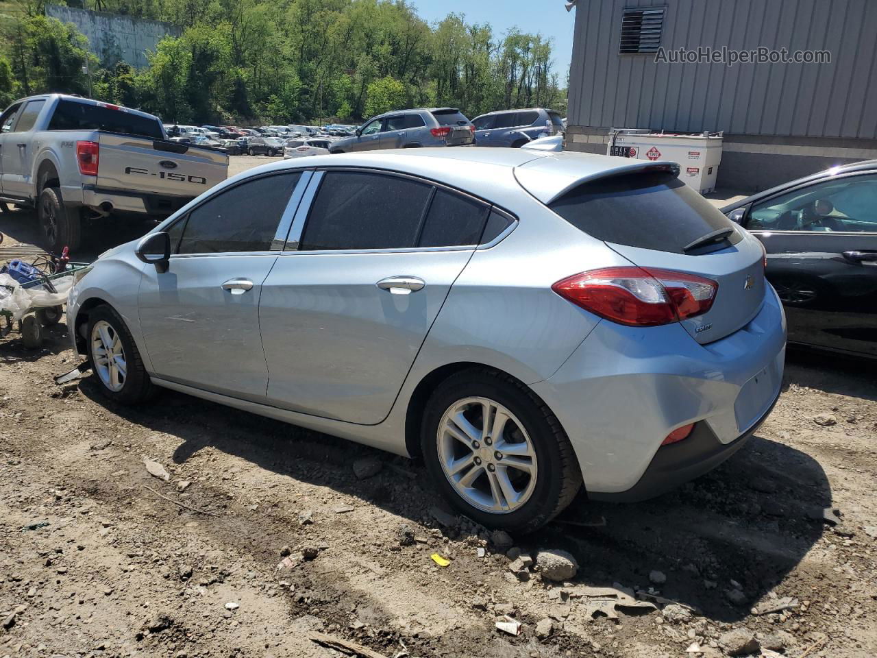 2017 Chevrolet Cruze Lt Silver vin: 3G1BE6SM8HS586814