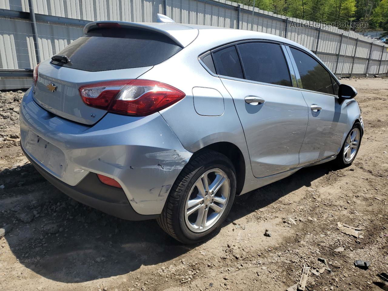 2017 Chevrolet Cruze Lt Silver vin: 3G1BE6SM8HS586814