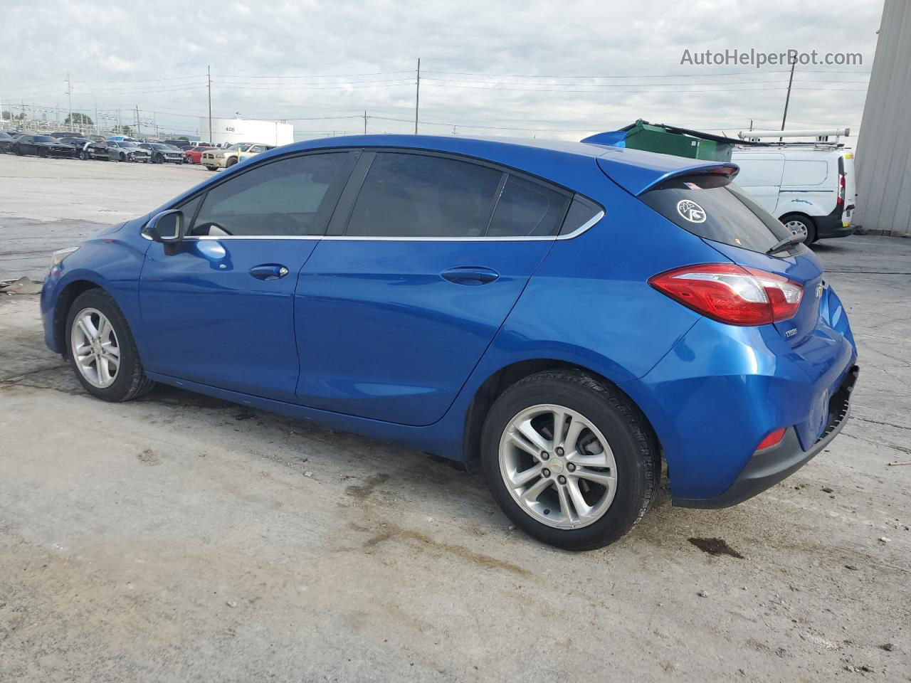 2018 Chevrolet Cruze Lt Blue vin: 3G1BE6SM8JS567167