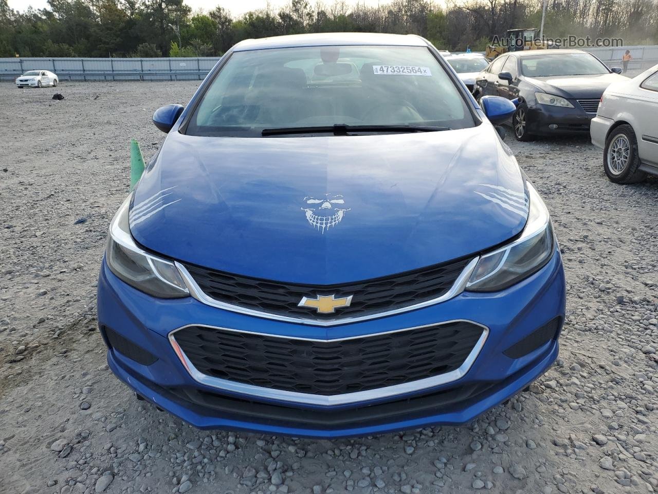 2018 Chevrolet Cruze Lt Blue vin: 3G1BE6SM8JS568657