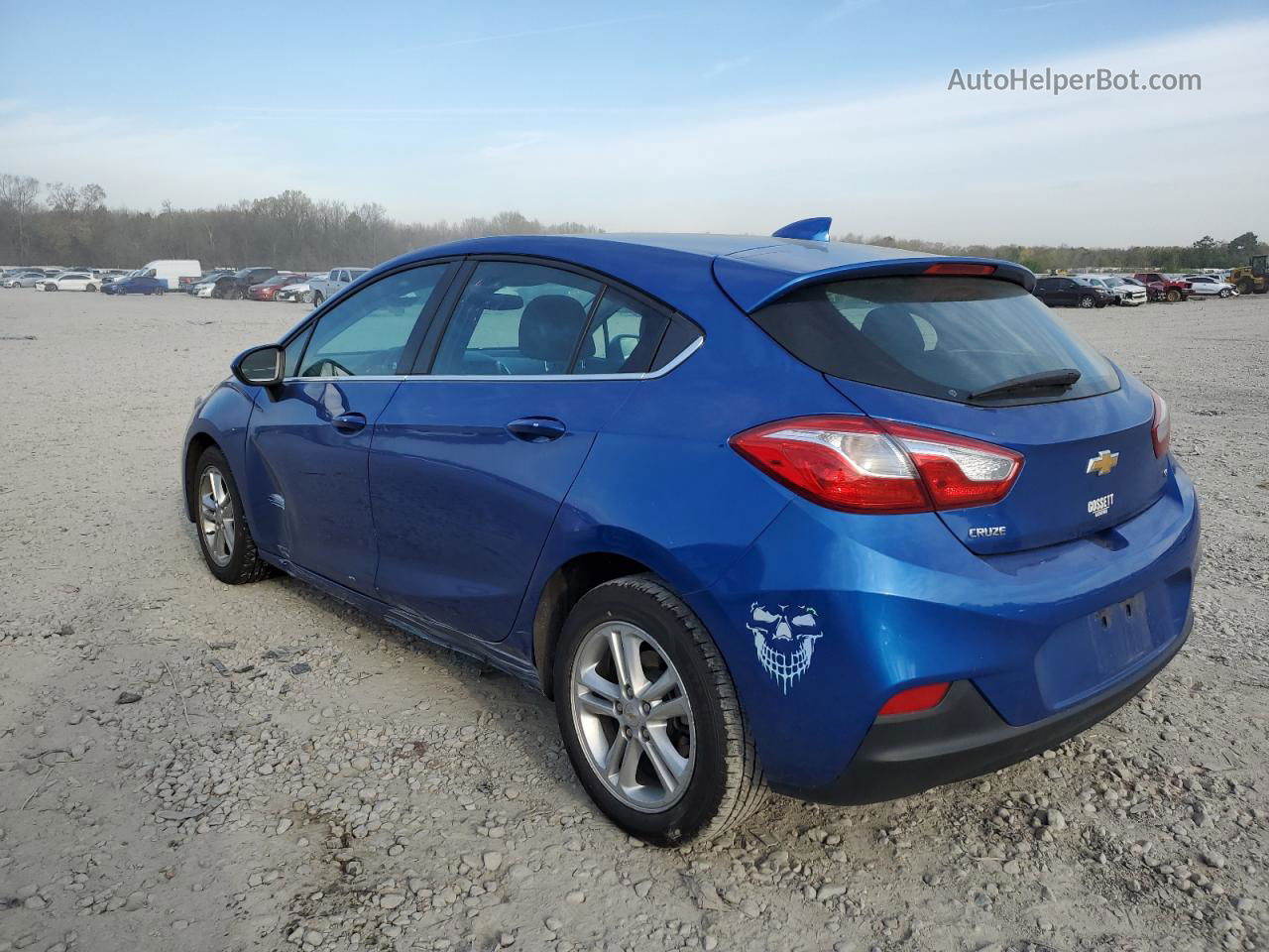 2018 Chevrolet Cruze Lt Blue vin: 3G1BE6SM8JS568657