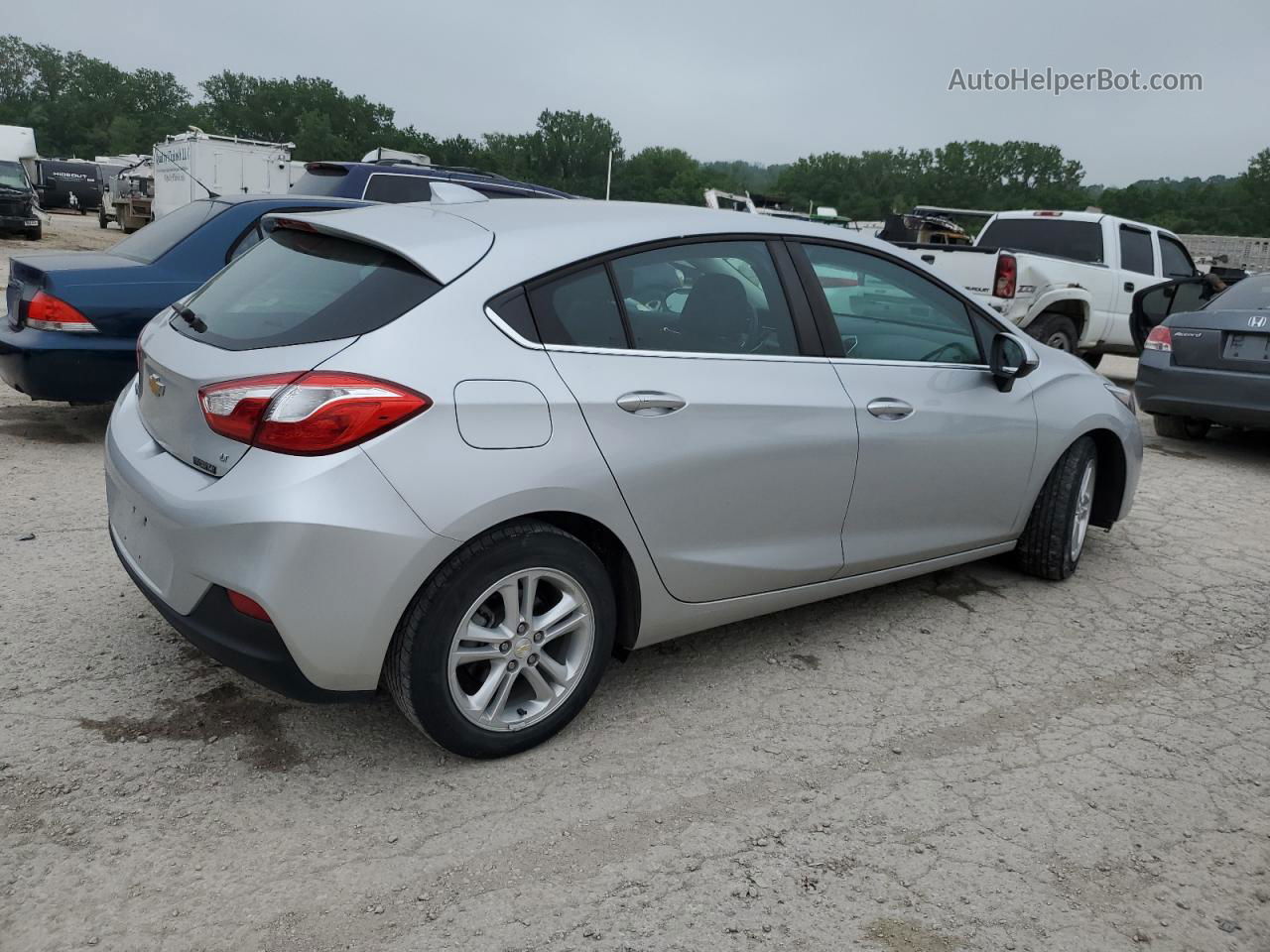 2017 Chevrolet Cruze Lt Silver vin: 3G1BE6SM9HS530509