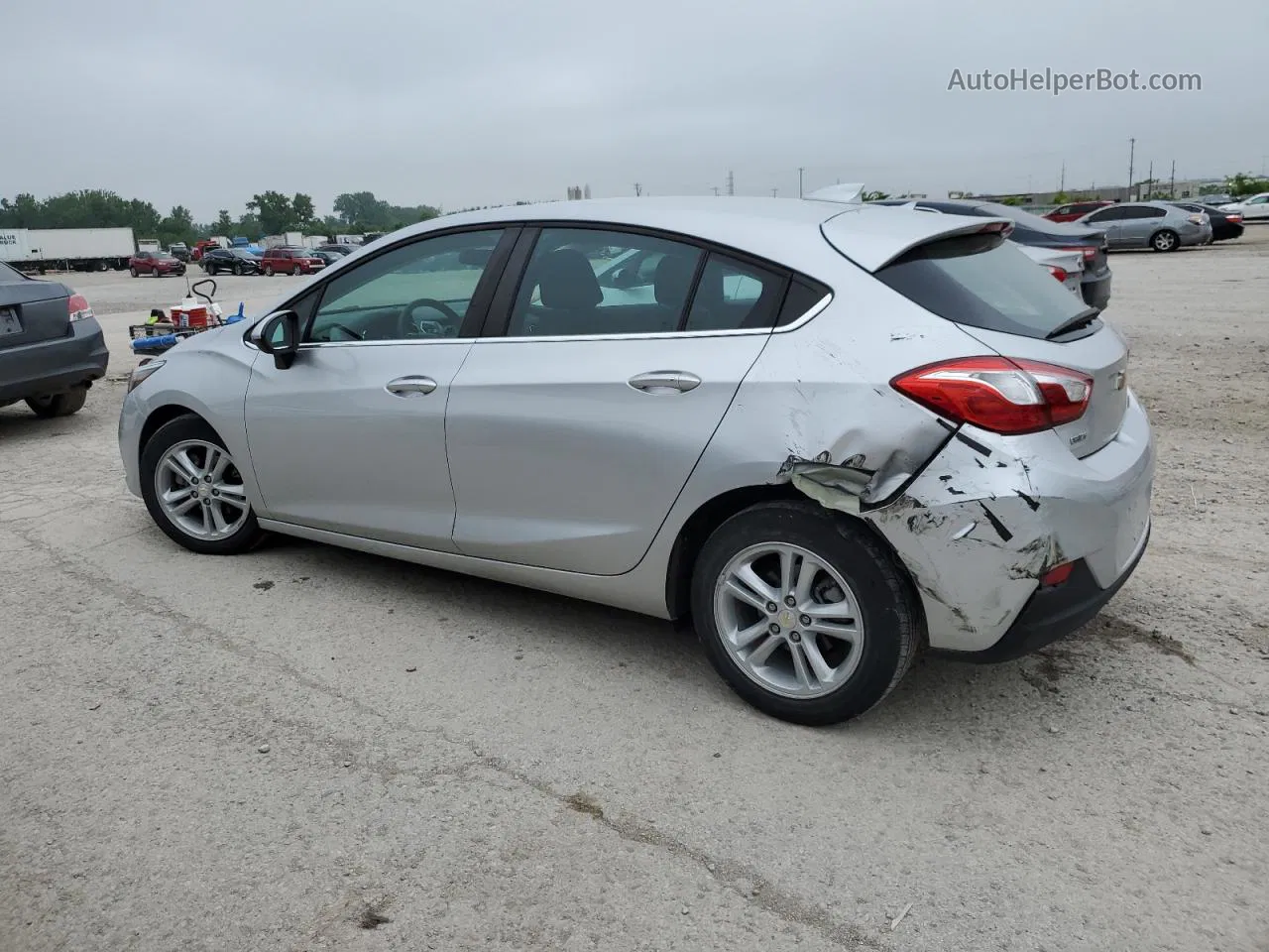 2017 Chevrolet Cruze Lt Silver vin: 3G1BE6SM9HS530509