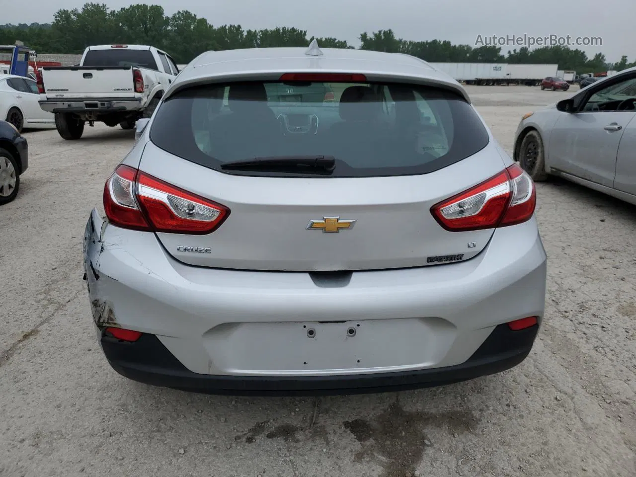 2017 Chevrolet Cruze Lt Silver vin: 3G1BE6SM9HS530509