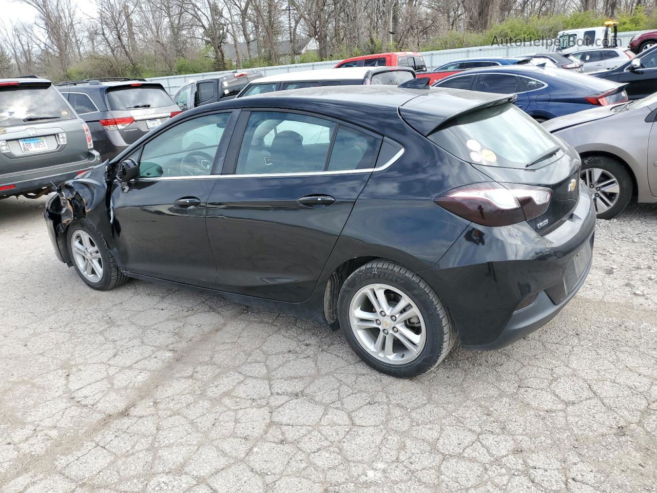 2017 Chevrolet Cruze Lt Black vin: 3G1BE6SM9HS551280