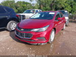 2017 Chevrolet Cruze Lt Auto Красный vin: 3G1BE6SM9HS591245