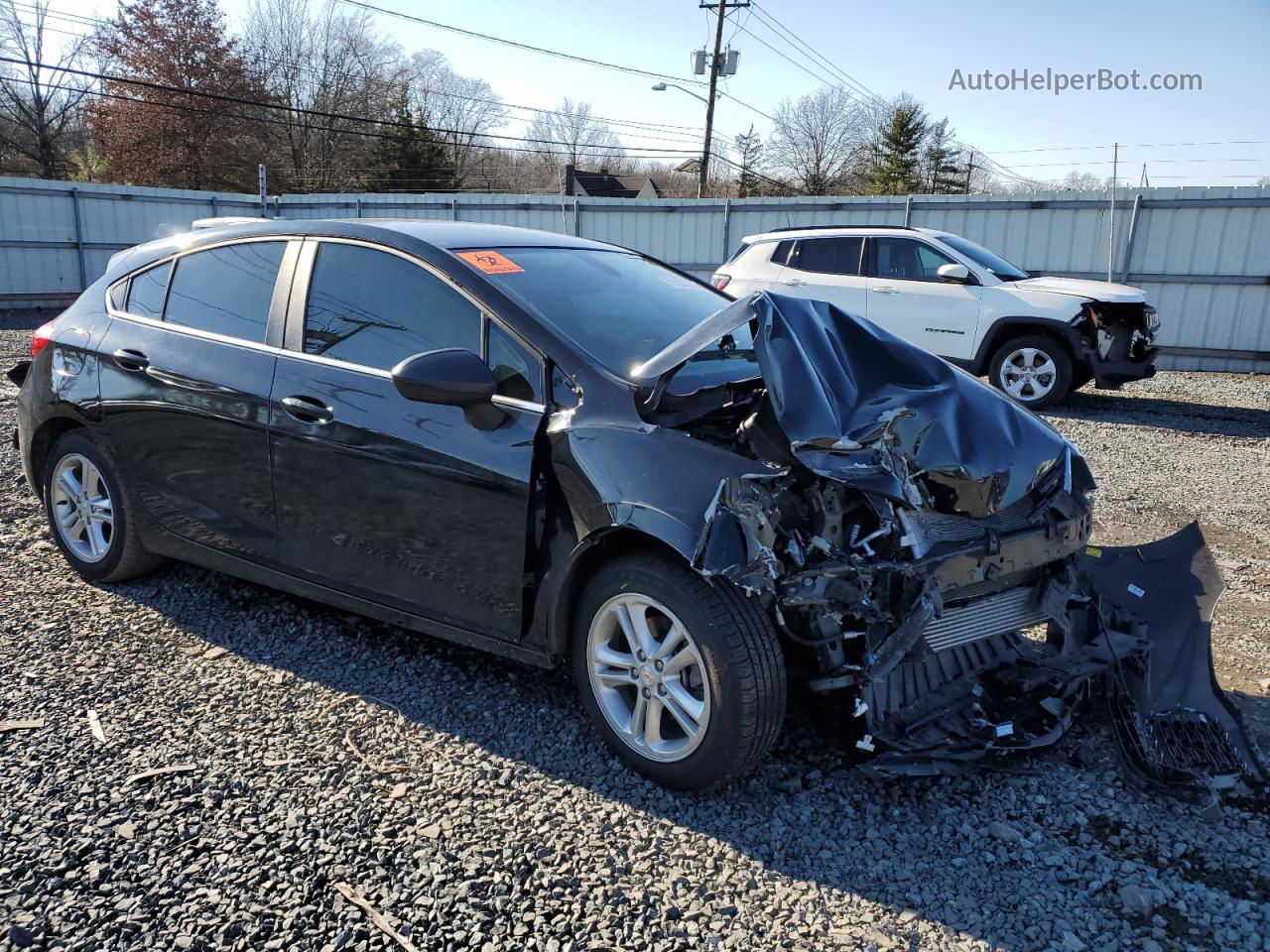 2018 Chevrolet Cruze Lt Black vin: 3G1BE6SM9JS611970