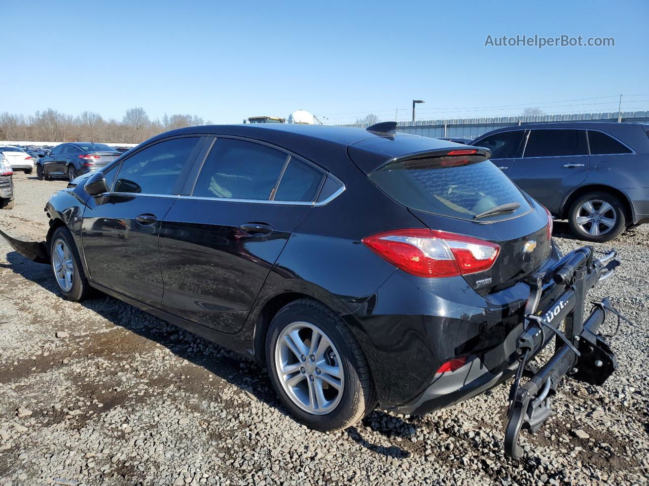 2018 Chevrolet Cruze Lt Black vin: 3G1BE6SM9JS611970