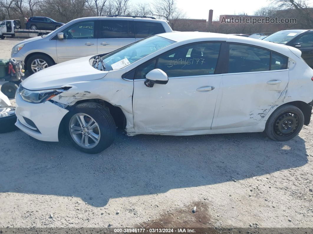 2018 Chevrolet Cruze Lt Auto White vin: 3G1BE6SM9JS617946