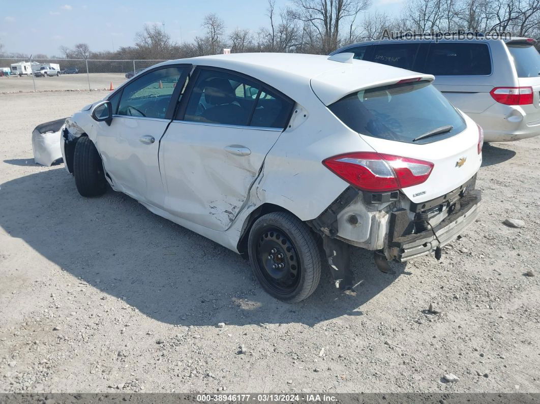 2018 Chevrolet Cruze Lt Auto White vin: 3G1BE6SM9JS617946