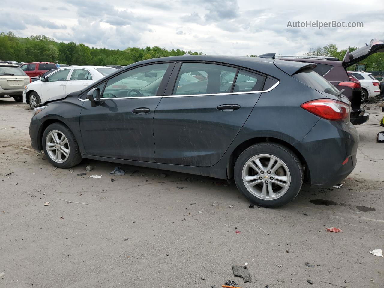 2018 Chevrolet Cruze Lt Черный vin: 3G1BE6SM9JS620670