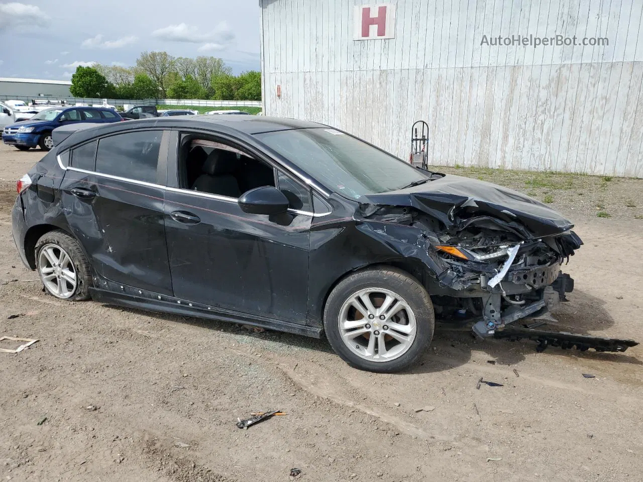 2017 Chevrolet Cruze Lt Black vin: 3G1BE6SMXHS536545