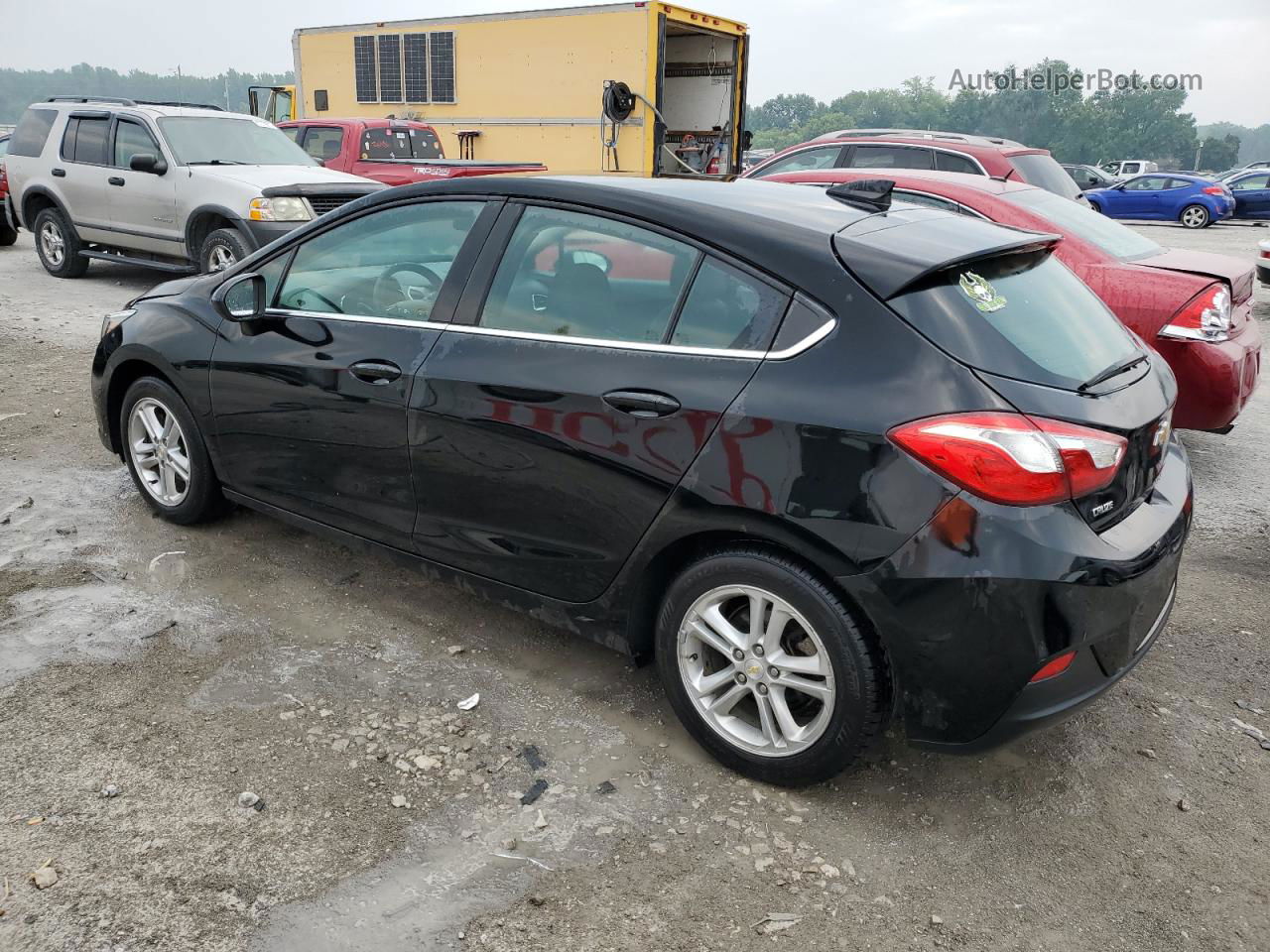 2017 Chevrolet Cruze Lt Черный vin: 3G1BE6SMXHS536755