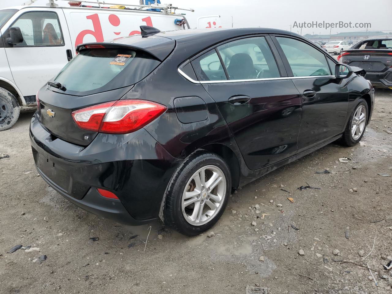 2017 Chevrolet Cruze Lt Black vin: 3G1BE6SMXHS536755