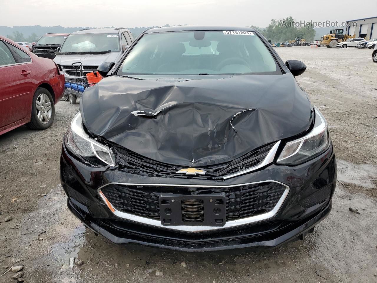 2017 Chevrolet Cruze Lt Черный vin: 3G1BE6SMXHS536755