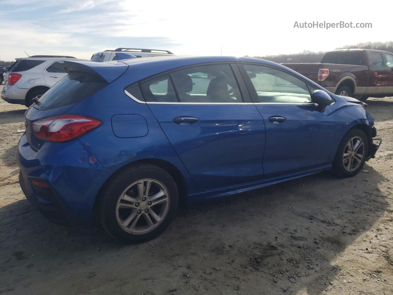 2017 Chevrolet Cruze Lt Blue vin: 3G1BE6SMXHS576317