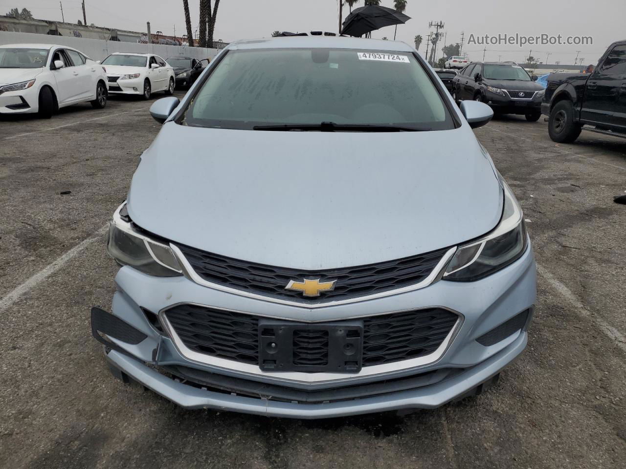 2017 Chevrolet Cruze Lt Blue vin: 3G1BE6SMXHS611907