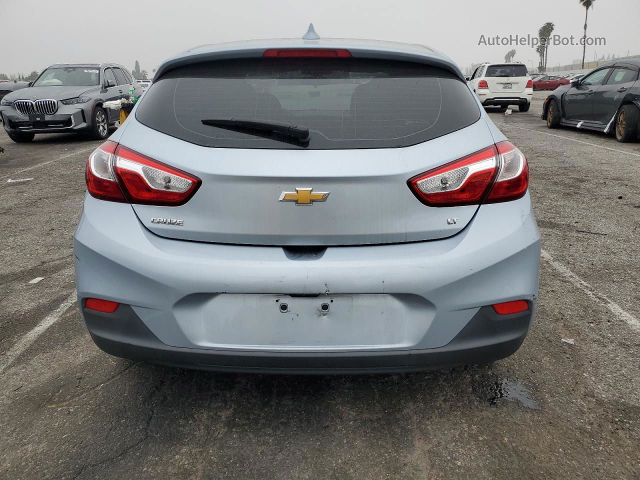 2017 Chevrolet Cruze Lt Синий vin: 3G1BE6SMXHS611907