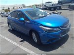2018 Chevrolet Cruze Lt Blue vin: 3G1BE6SMXJS592281