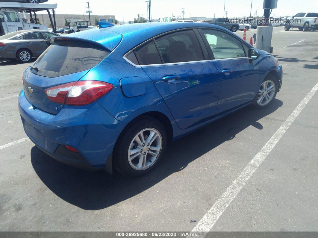 2018 Chevrolet Cruze Lt Blue vin: 3G1BE6SMXJS592281