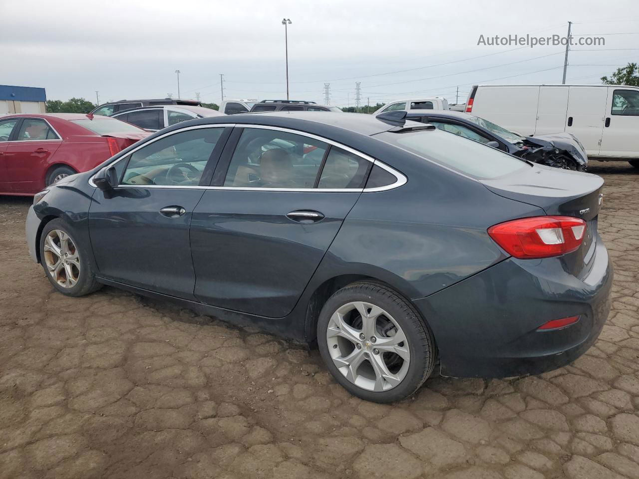 2017 Chevrolet Cruze Premier Gray vin: 3G1BF5SM5HS534547