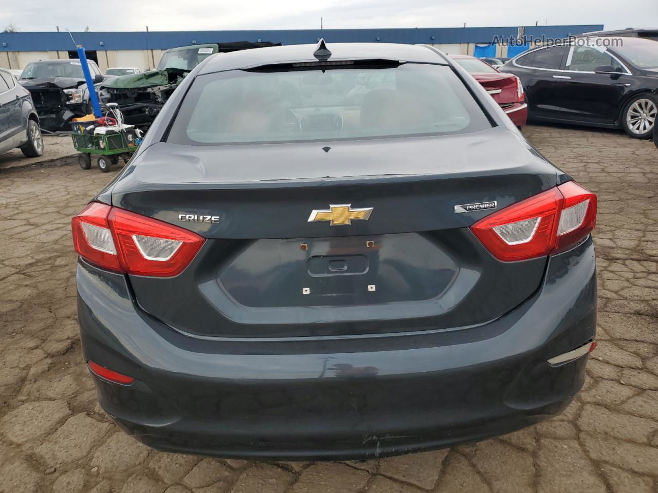 2017 Chevrolet Cruze Premier Gray vin: 3G1BF5SM5HS534547