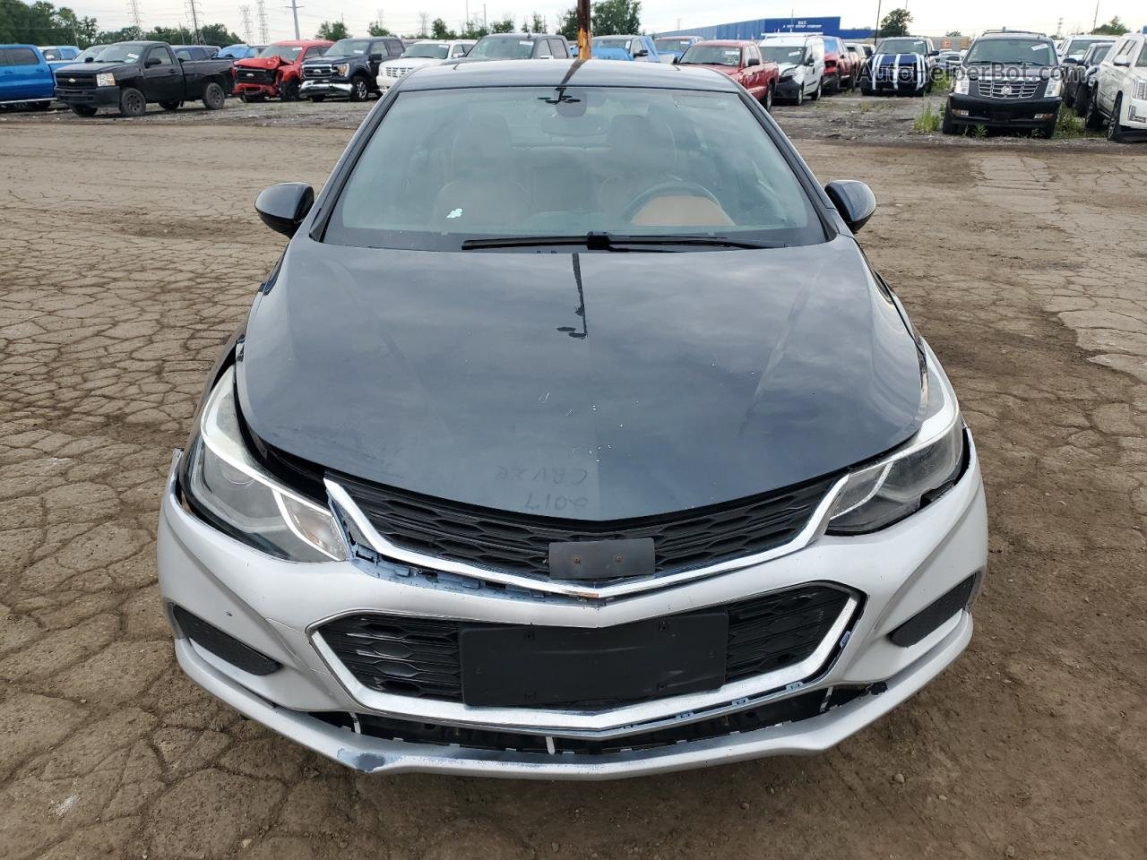 2017 Chevrolet Cruze Premier Gray vin: 3G1BF5SM5HS534547