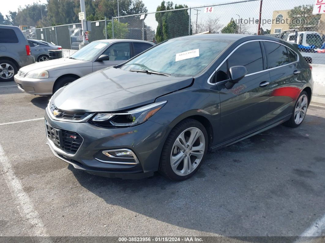 2018 Chevrolet Cruze Premier Auto Серый vin: 3G1BF6SM2JS607739