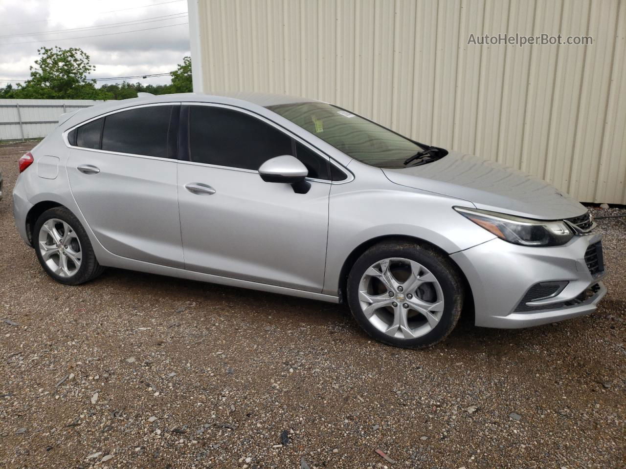 2018 Chevrolet Cruze Premier Silver vin: 3G1BF6SM2JS639851