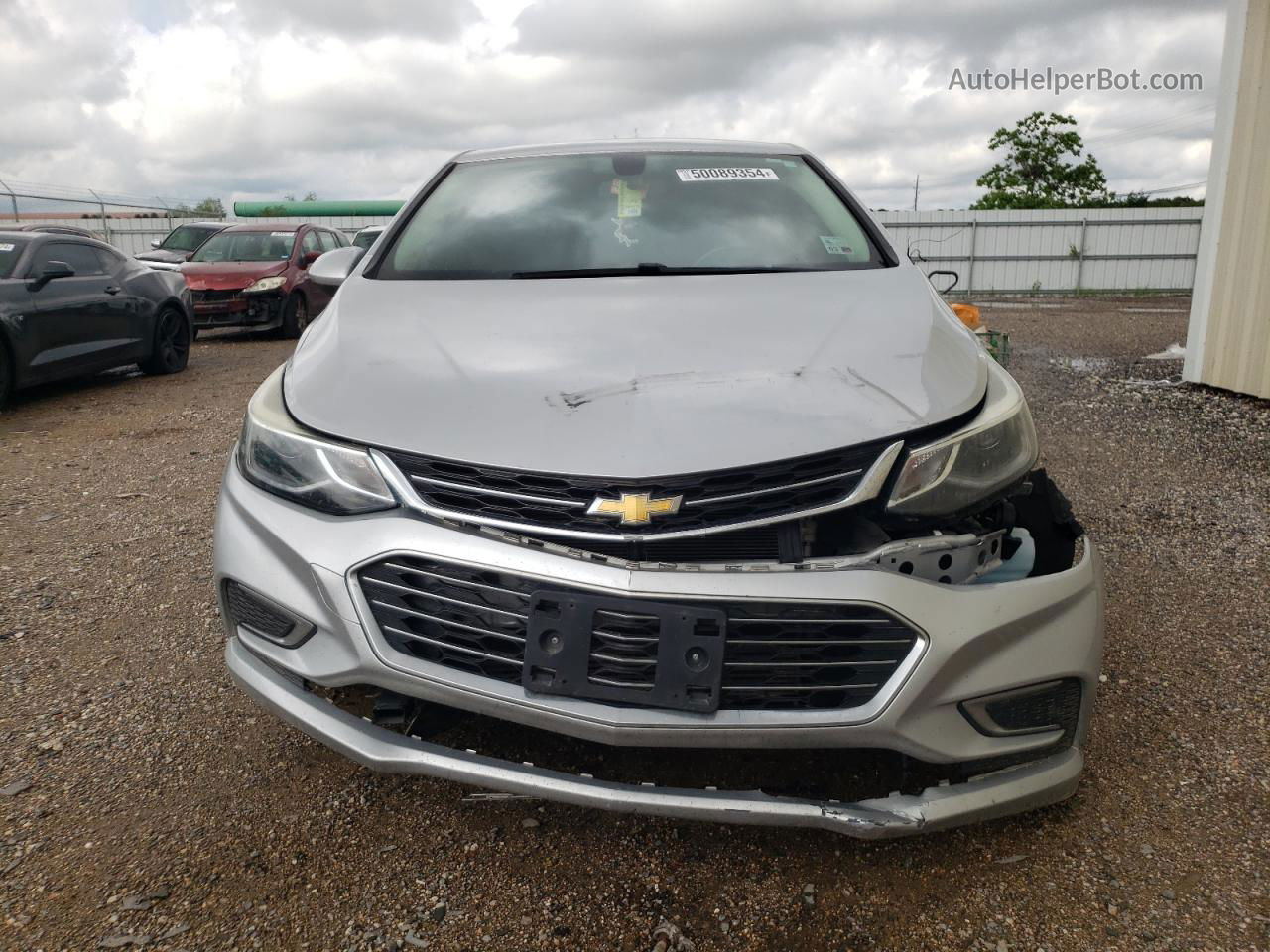 2018 Chevrolet Cruze Premier Серебряный vin: 3G1BF6SM2JS639851