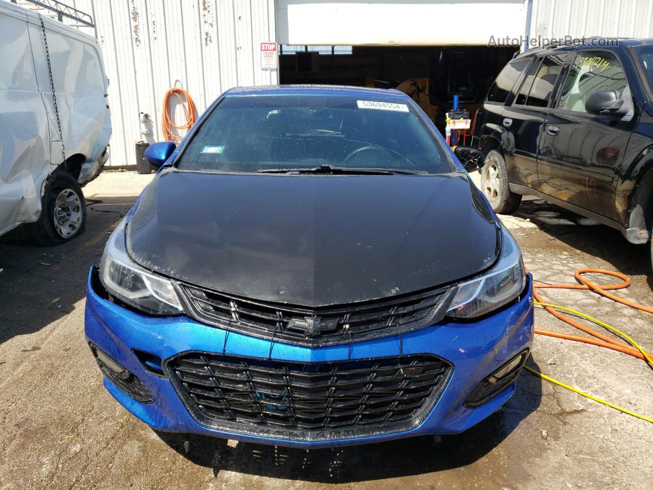 2017 Chevrolet Cruze Premier Синий vin: 3G1BF6SM3HS517283