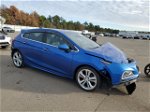 2018 Chevrolet Cruze Premier Синий vin: 3G1BF6SM4JS571374