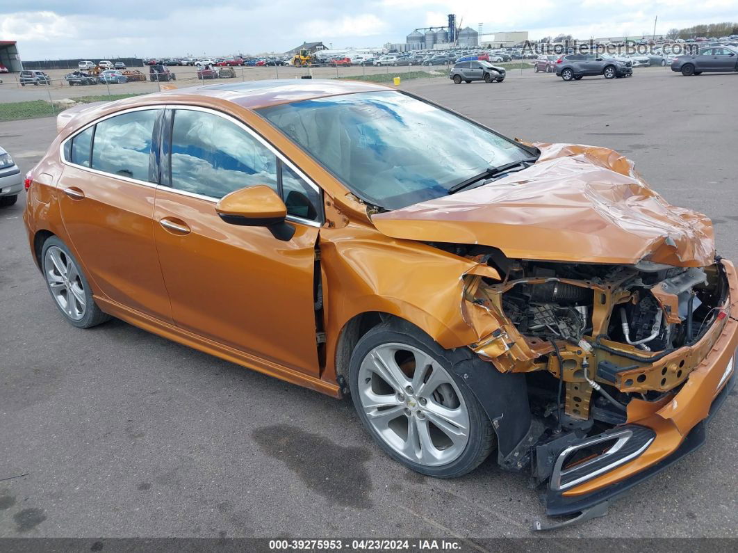 2017 Chevrolet Cruze Premier Auto Оранжевый vin: 3G1BF6SM5HS539074