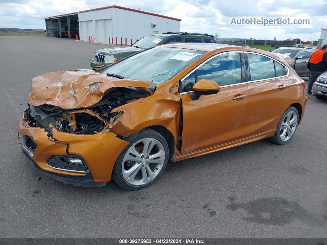 2017 Chevrolet Cruze Premier Auto Оранжевый vin: 3G1BF6SM5HS539074