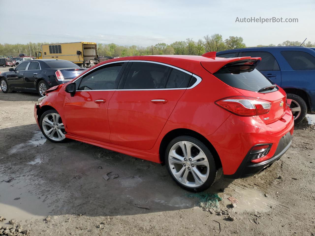 2017 Chevrolet Cruze Premier Красный vin: 3G1BF6SM5HS598562