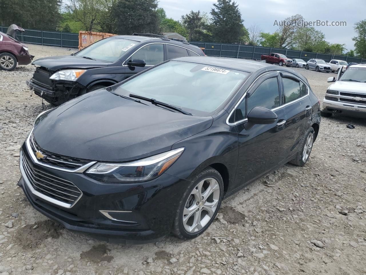 2018 Chevrolet Cruze Premier Black vin: 3G1BF6SM6JS564314