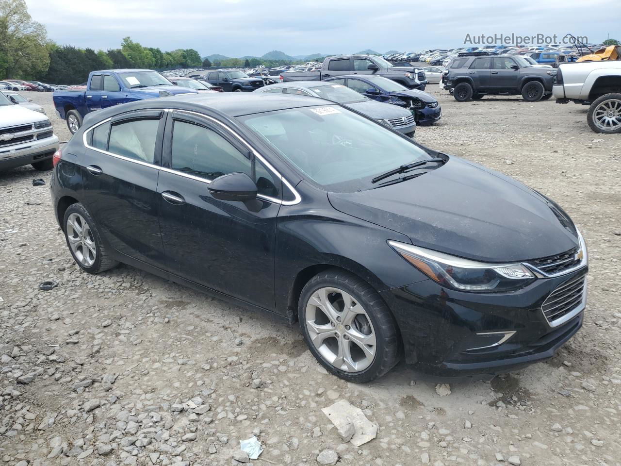 2018 Chevrolet Cruze Premier Black vin: 3G1BF6SM6JS564314