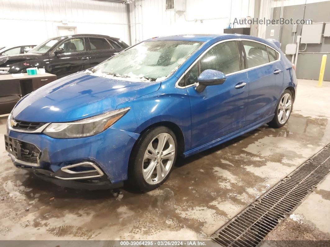 2017 Chevrolet Cruze Premier Auto Blue vin: 3G1BF6SM8HS536539