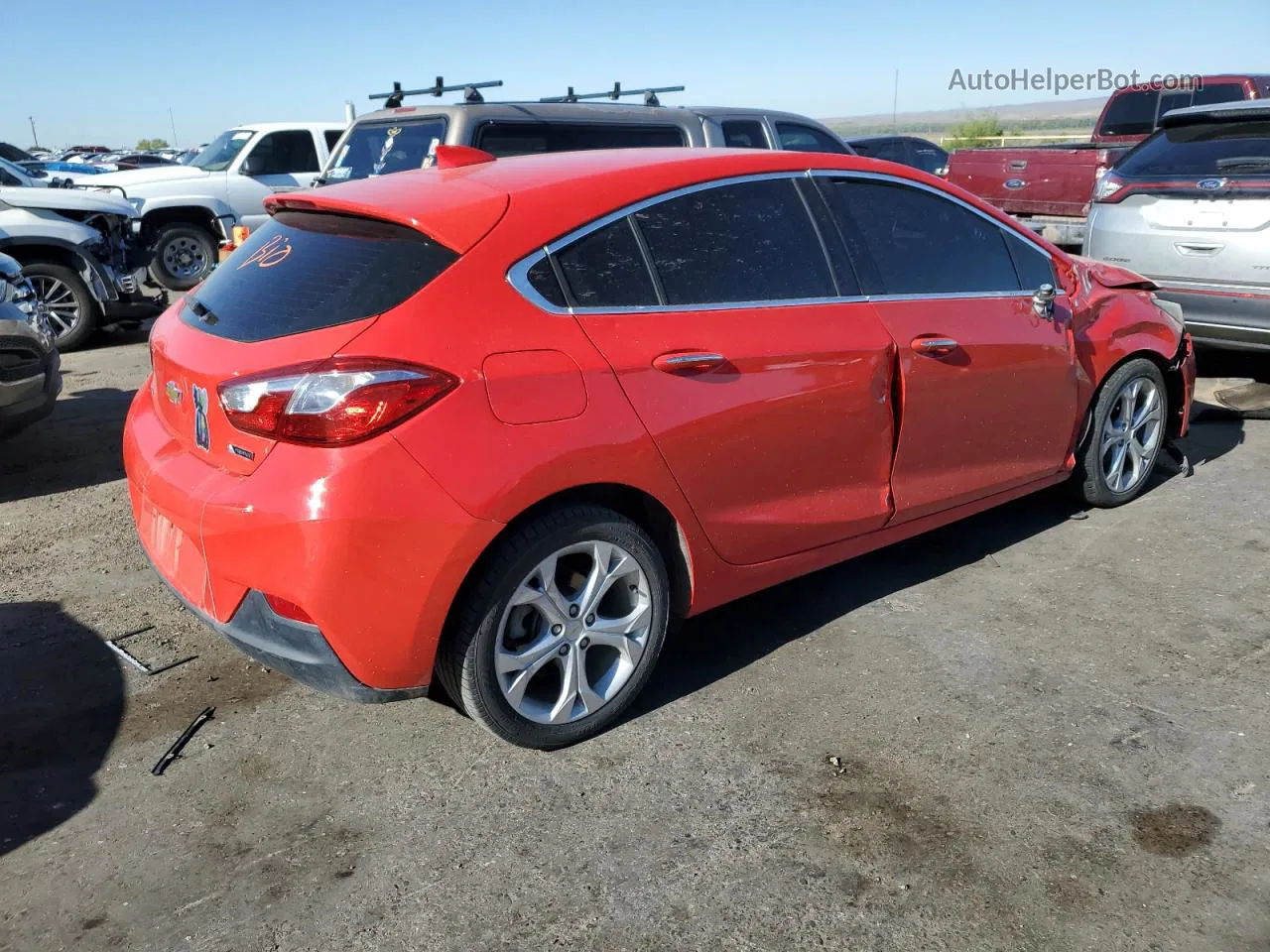 2017 Chevrolet Cruze Premier Red vin: 3G1BF6SM9HS508698