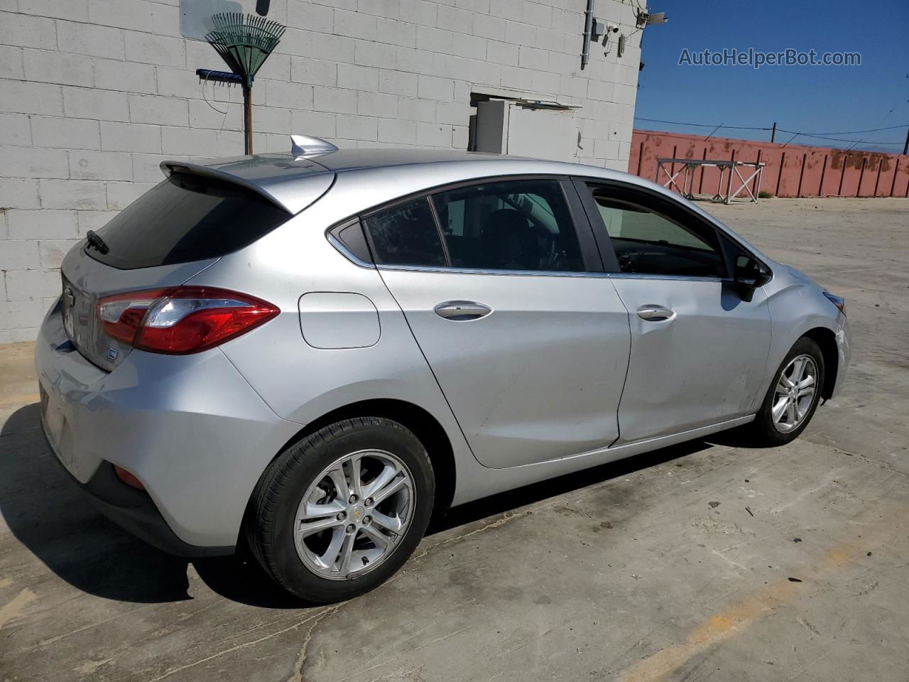 2018 Chevrolet Cruze Lt Silver vin: 3G1BH6SE3JS650439