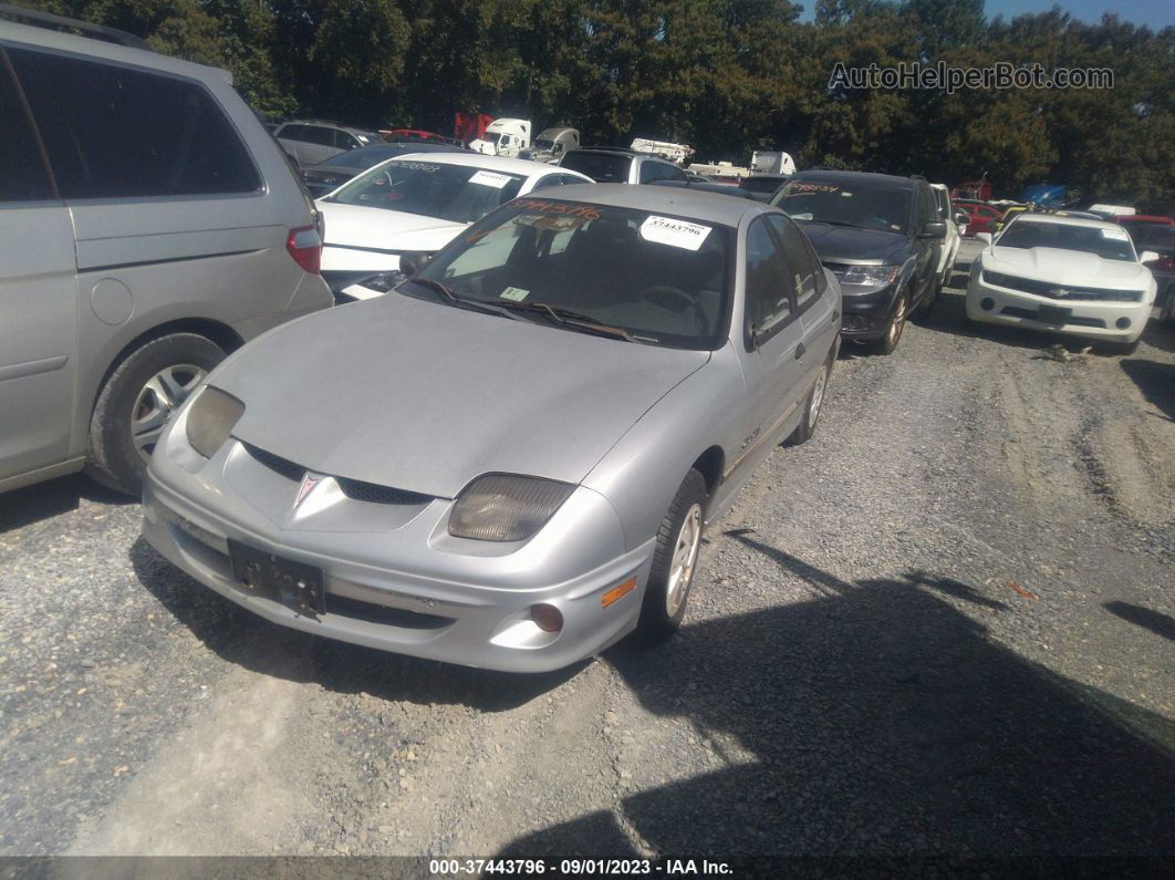 2000 Pontiac Sunfire Se Silver vin: 3G2JB524XYS111837