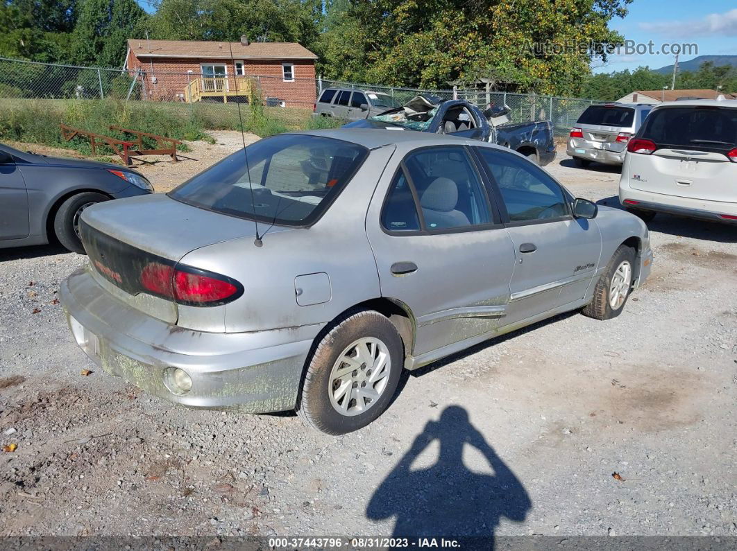 2000 Pontiac Sunfire Se Silver vin: 3G2JB524XYS111837