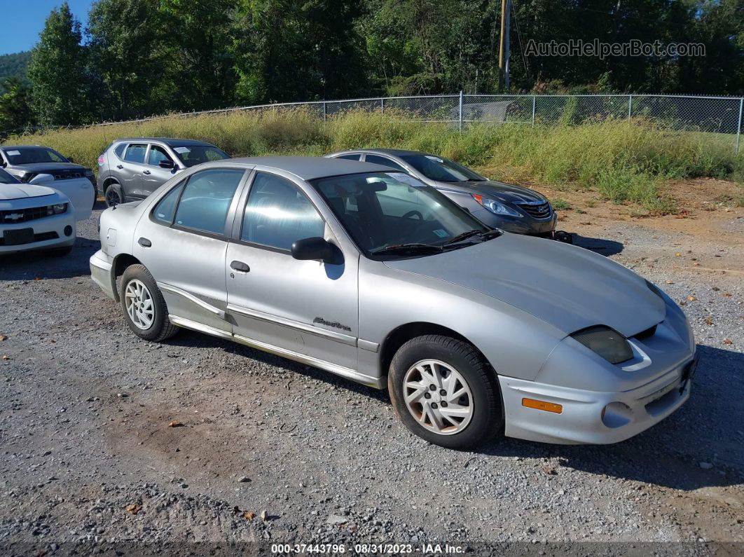 2000 Pontiac Sunfire Se Silver vin: 3G2JB524XYS111837