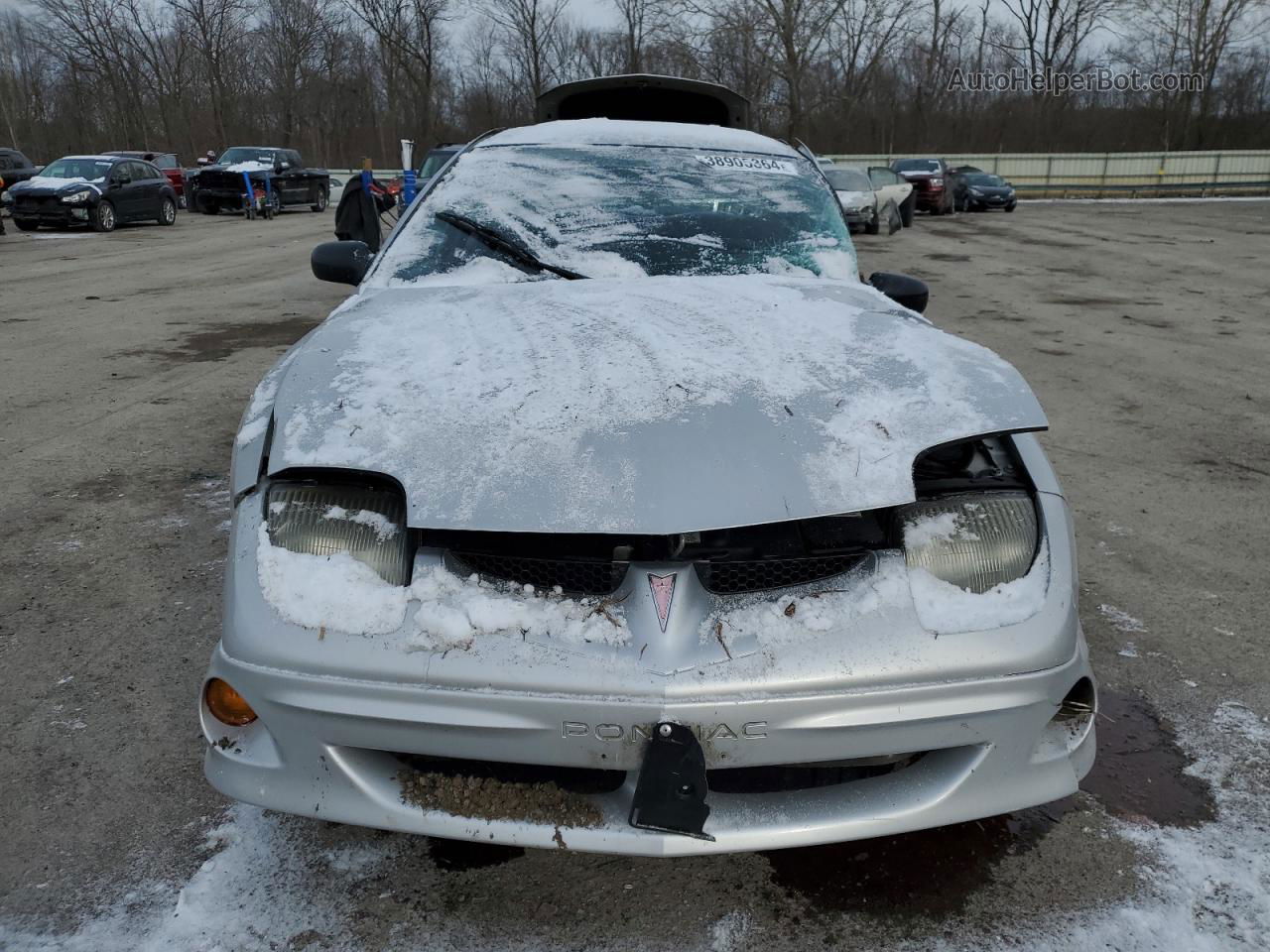 2000 Pontiac Sunfire Se Silver vin: 3G2JB524XYS111837