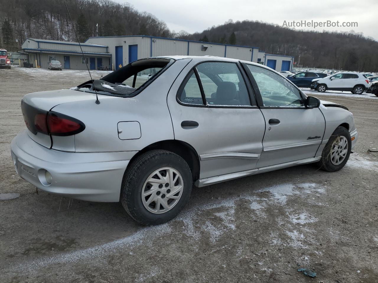 2000 Pontiac Sunfire Se Silver vin: 3G2JB524XYS111837