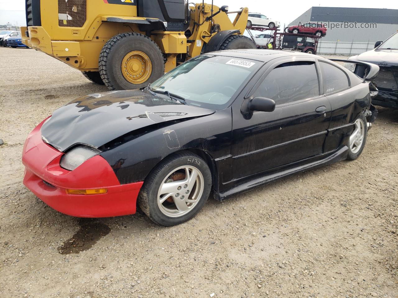 2000 Pontiac Sunfire Gt Black vin: 3G2JD12T7YS201344